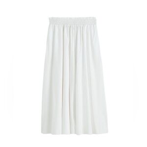 Madewell White A-Line Skirt